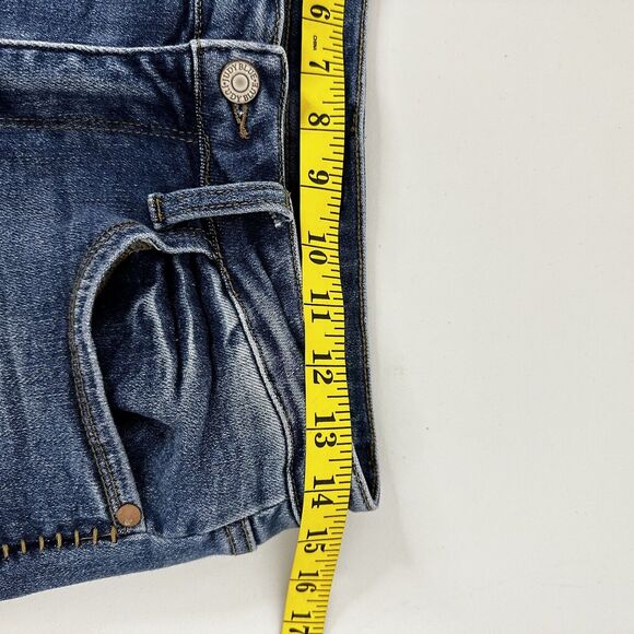 Judy Blue Jeans Womens 28 Blue Boyfriend Midrise Distressed Stretch - Picture 11 of 16